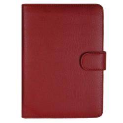 Premium Amazon Kindle Fire Red Leather Stand Case
