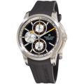 Maurice Lacroix Men's 'Pontos' Black Silicone Strap Watch