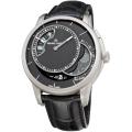 Maurice Lacroix Men's 'Pontos' Black Moonphase Dial Watch