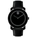 Movado Men's 'Large Bold' Black/ Black Watch