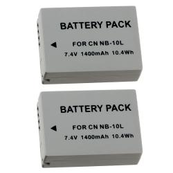 Compatible Li-Ion Battery for Canon NB-10L (Pack of 2)