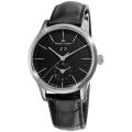 Maurice Lacroix Men's 'Les Classiques' Black GMT Dial Watch