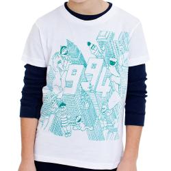 American Apparel Kids' 1994 Sesame Street Cotton Shirt