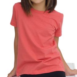 American Apparel Kids' Pink Cotton T-Shirt (Size 12)