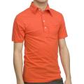 American Apparel Men's Orange Fine Jersey Leisure Shirt (2XS)