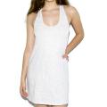 American Apparel Women's Fine Jersey Ash Grey Racerback Tank Dress