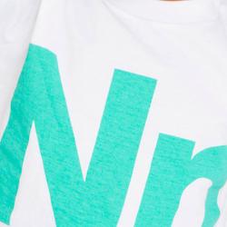 American Apparel Kids' 'Nn' White Cotton T-Shirt