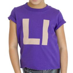 American Apparel Kids' 'Ll' Purple Cotton T-Shirt (Size 2)