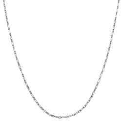 Fremada Sterling Silver 20-inch Alternate Link Chain Necklace