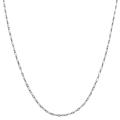 Sterling Silver 20-inch Alternate Link Chain Necklace