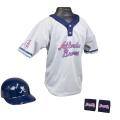 Franklin Sports Kids MLB Atlanta Braves Team Uniform Set