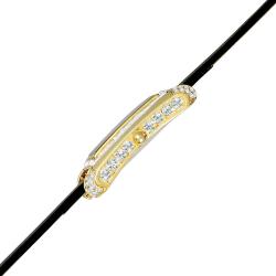 Burgi Women's Rectangular Mother of Pearl Crystal Watch