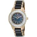 Burgi Women's Ceramic Bracelet Baguette Quartz Watch