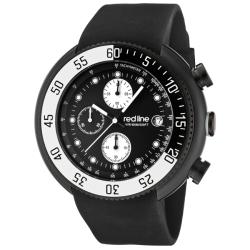 Red Line Men's 'Driver' Black Chronograph Watch