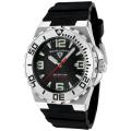 Swiss Legend Men's 'Expedition' Black Silicon Watch