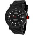 Red Line Men's 'Compressor' Black Textured Silicon Watch