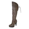 Bucco Women's 'Calvino' Grey Over-the-Knee Boots