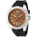 Lucien Piccard Men's 'A Diver' Black Silicon Watch