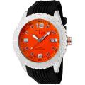 Lucien Piccard Italy Men's Black Rubber Watch