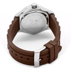 Lucien Piccard Women's 'A Sport' Brown Silicon Watch