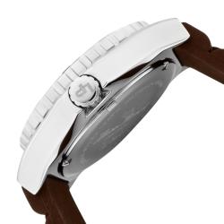 Lucien Piccard Women's 'A Sport' Brown Silicon Watch