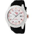 Lucien Piccard Italy Men's Light Black Rubber Watch