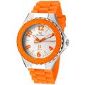 Lucien Piccard Women's 'A Sport' Orange Silicon Watch