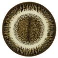 Handmade Safari Leopard Print Wool Rug (8' Round)