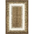Handmade Safari Leopard Print Wool Rug (8'3 x 11')