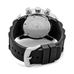 Swiss Legend Men's 'Commander' Dark Black Silicon Watch