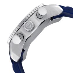 Swiss Legend Men's 'Commander' Blue Silicon Watch
