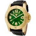 Swiss Legend Men's 'Conqueror' Black Genuine Leather Watch