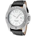 Swiss Legend Men's 'Conqueror' Black Genuine Leather Watch