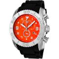 Swiss Legend Men's 'Commander' Black Silicon Watch