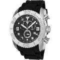Swiss Legend Men's 'Commander' Black Silicon Watch