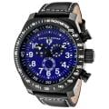 Swiss Legend Men's 'SL Pilot' Black Genuine Calf Leather Strap Watch