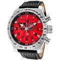 Swiss Legend Men's 'SL Pilot' Black Genuine Calf Leather Strap Watch