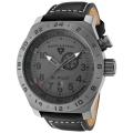 Swiss Legend Men's 'SL Pilot' Black Genuine Calf Leather Strap Watch