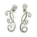 D'sire 18k White Gold 1ct TDW Diamond Earrings (G-H, VS1-VS2)