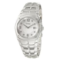 Caravelle by Bulova Men's 'Diamond' Stainless Steel Quartz Watch