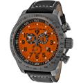 Swiss Legend Men's 'SL Pilot' Black Genuine Calf Leather Watch