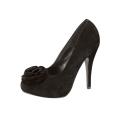 I-Comfort Women's Black Rose Pumps