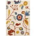 Handmade New Zealand Wool Bliss Beige Rug (2' x 3')