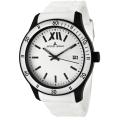 Jacques Lemans Unisex 'Rome' White Silicon Watch