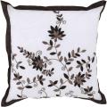 Beil White/ Black Floral Decorative Pillow