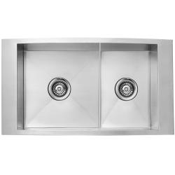 Vigo 36-inch Stainless Steel Topmount Double Bowl Kitchen Sink 
