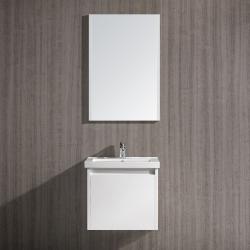 Vigo 23-inch Bianca Single Bathroom Vanity with Mirror
