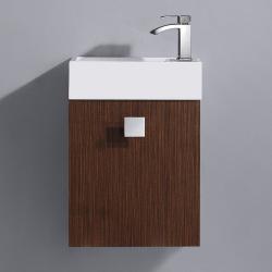Vigo 16-inch Marina Single Wall-Mounted Bathroom Vanity