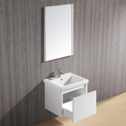 Vigo 23-inch Bianca Single Bathroom Vanity with Mirror