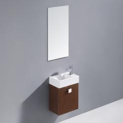 Vigo 16-inch Marina Single Wall-Mounted Bathroom Vanity with Mirror